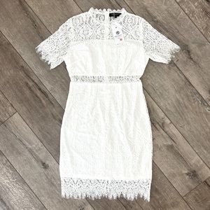 NWT Merokeety White Cocktail Dress Size Medium